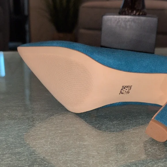 Anne Klein Teal Women's Heels New - Picture 8 of 14